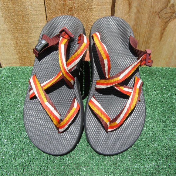 Men\'s Size 13 Chaco Tegu J106705 Sport Hiking Orange Strap Sandals Shoes main image 5